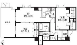 レジディア三軒茶屋2 401 間取り図