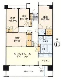 クリオレジダンス東京 1階 間取り図