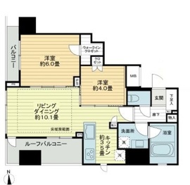 ライオンズ浅草橋ミレス 11階 間取り図