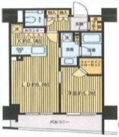 ルネ神田和泉町 11階 間取り図