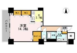 品川シーサイドビュータワー1 2219 間取り図