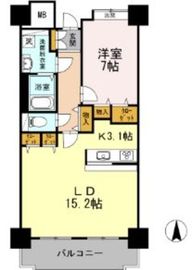 品川シーサイドビュータワー1 1311 間取り図