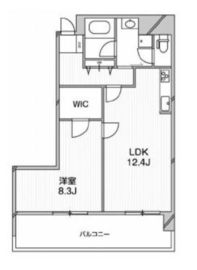 アーバンフラッツ芝浦 907 間取り図