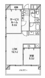 アーバンフラッツ芝浦 501 間取り図