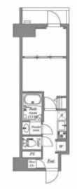 ALTERNA神楽坂Ⅰ (オルタナ神楽坂Ⅰ) 406 間取り図