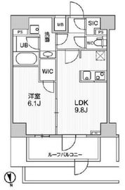 ALTERNA神楽坂Ⅰ (オルタナ神楽坂Ⅰ) 802 間取り図