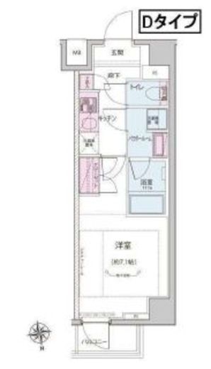 ALTERNA神楽坂Ⅱ (オルタナ神楽坂Ⅱ) 305 間取り図