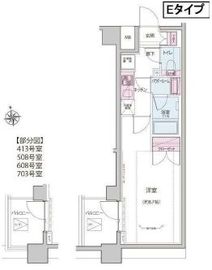 ALTERNA神楽坂Ⅱ (オルタナ神楽坂Ⅱ) 413 間取り図