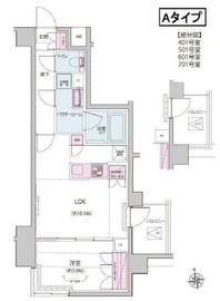 ALTERNA神楽坂Ⅱ (オルタナ神楽坂Ⅱ) 301 間取り図