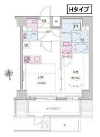 ALTERNA神楽坂Ⅱ (オルタナ神楽坂Ⅱ) 504 間取り図