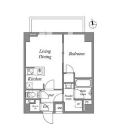 ALTERNA神楽坂Ⅱ (オルタナ神楽坂Ⅱ) 507 間取り図