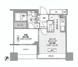 ザ・ヒルトップタワー高輪台 21階 間取り図