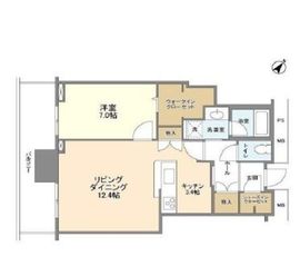 リガーレ日本橋人形町 25階 間取り図