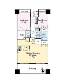 イトーピア麻布 5階 間取り図