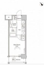 プラウドフラット戸越公園 302 間取り図