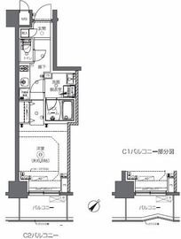 ZOOM日本橋馬喰町 8階 間取り図