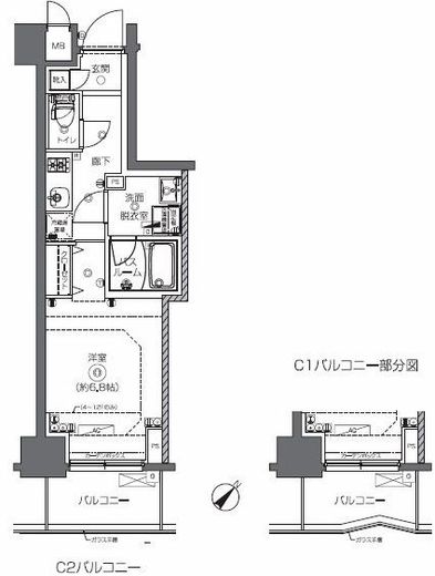 ZOOM日本橋馬喰町 12階 間取り図