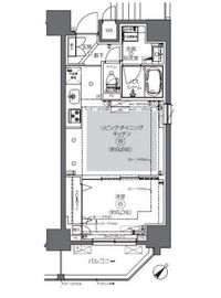 ZOOM日本橋馬喰町 4階 間取り図