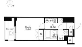 品川イースト 902 間取り図