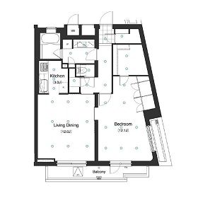 アパートメンツ駒沢大学 401 間取り図