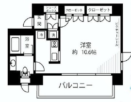 アゼリアテラス新宿 3階 間取り図