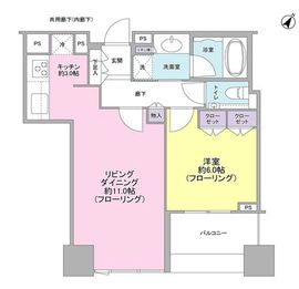 シティタワー有明 9階 間取り図