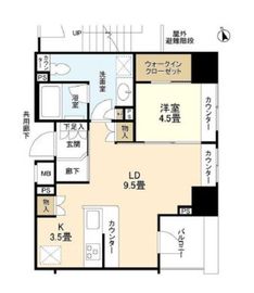 リビオレゾン品川戸越 12階 間取り図