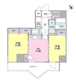 アクティブタワー市谷 1101 間取り図