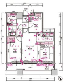 目黒第一マンションズ 1305 間取り図
