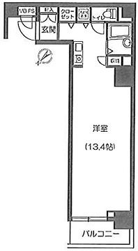 プロシード日本橋本町 211 間取り図
