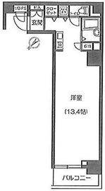 プロシード日本橋本町 211 間取り図