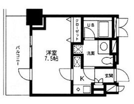 ドゥーエ幡ヶ谷 1602 間取り図
