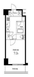 プライマル小石川 602 間取り図