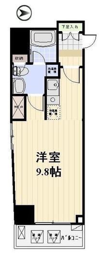 プロスペクト日本橋本町 1104 間取り図