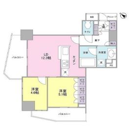 LaSante五反田 1503 間取り図