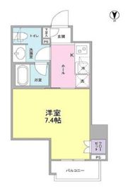 ラクラス新中野 104 間取り図