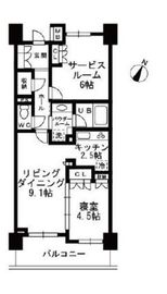 シャンピアグランデ深沢 207 間取り図