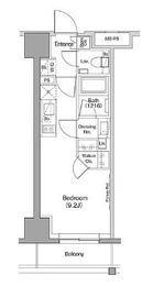 ザ・パークハビオ木場 1012 間取り図