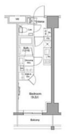 ザ・パークハビオ木場 1313 間取り図