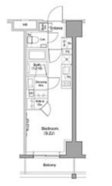 ザ・パークハビオ木場 414 間取り図
