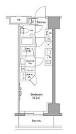 ザ・パークハビオ木場 514 間取り図