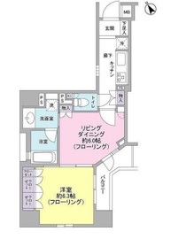 ファミール東京グランリッツ 9階 間取り図