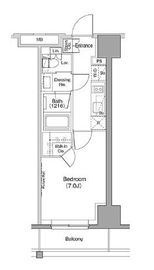 ザ・パークハビオ木場 1009 間取り図