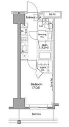 ザ・パークハビオ木場 1314 間取り図
