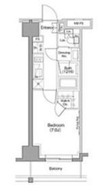 ザ・パークハビオ木場 315 間取り図