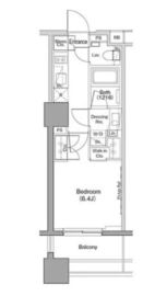 ザ・パークハビオ木場 707 間取り図