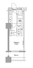 ザ・パークハビオ木場 1003 間取り図