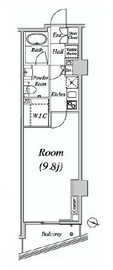 グレイスコート目黒 3階 間取り図