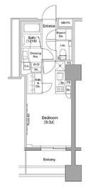 ザ・パークハビオ木場 1302 間取り図