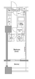 ザ・パークハビオ木場 408 間取り図